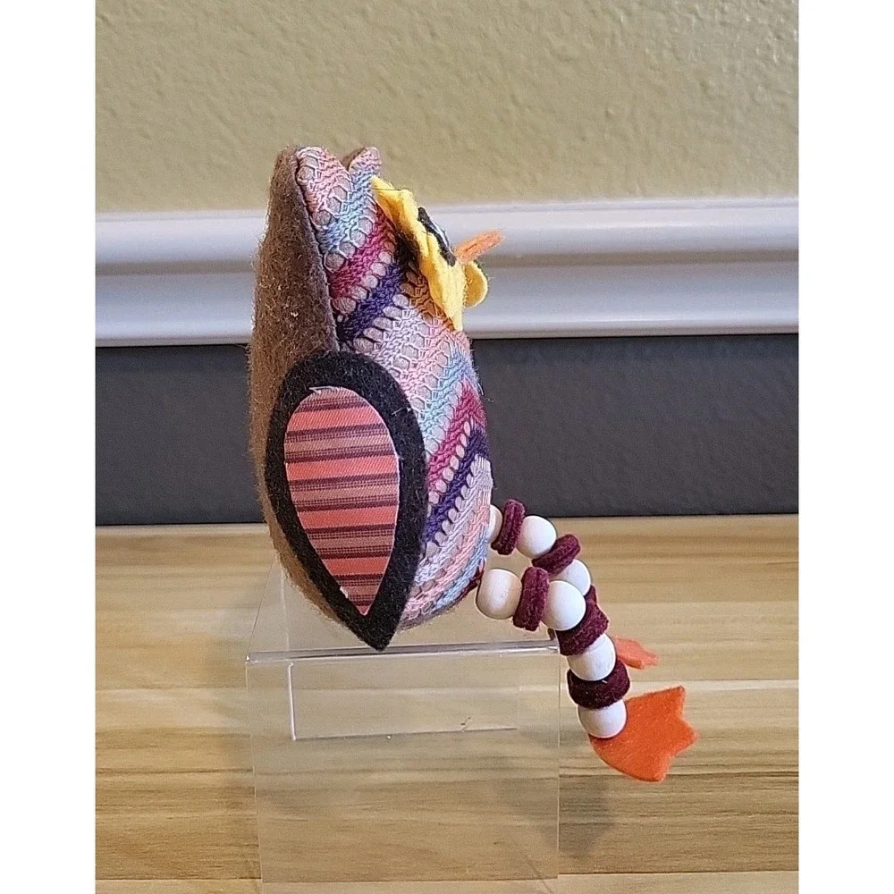 Fall Thanksgiving Plush Owl Shelf Sitters Set Of 2